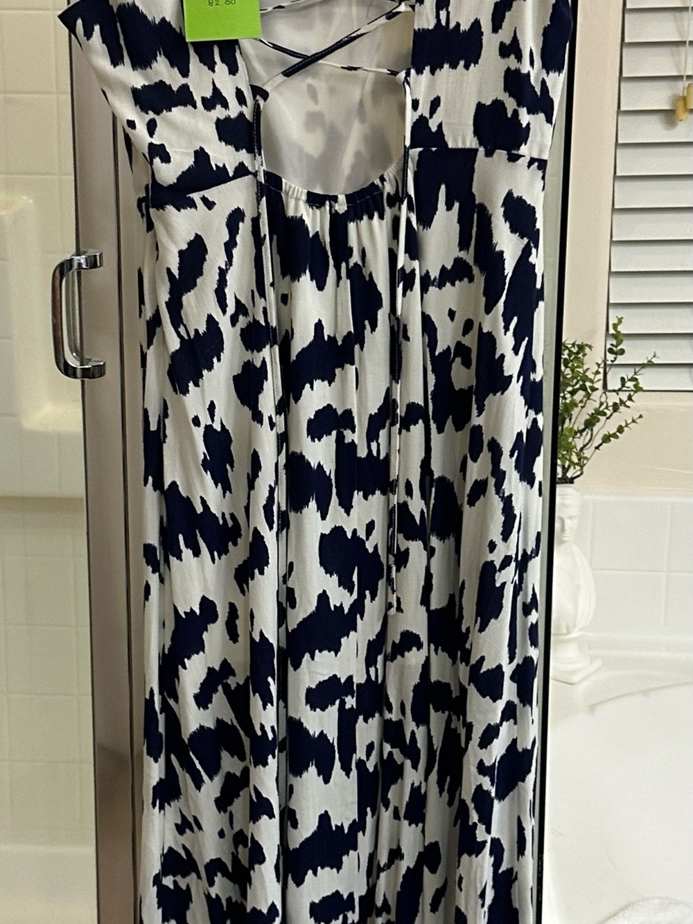 Sam Edelman Black and White Print Maxi Dress